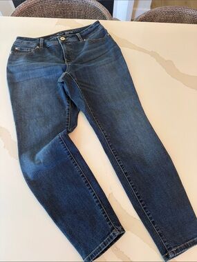 INC International Concepts Women's Medium-Dark Blue Skinny Jeans